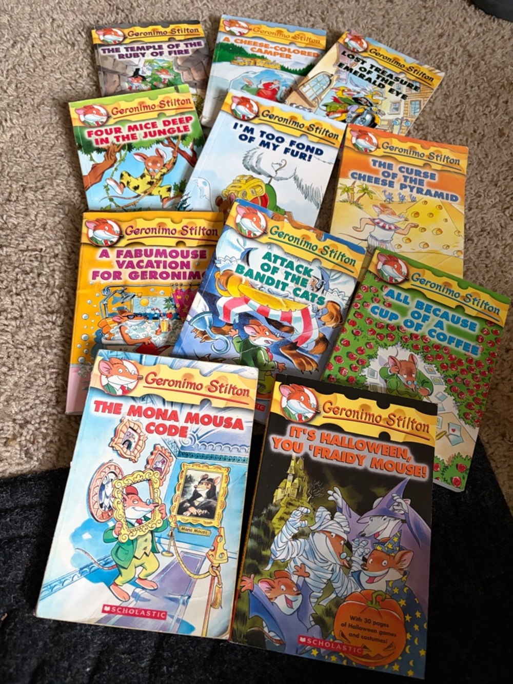 Geronimo Stilton Children’s Book Lot - 11 paperback Books Total